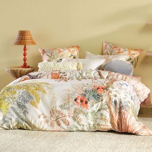 Linen House Wattlebird Quilt Cover Set Multicoloured