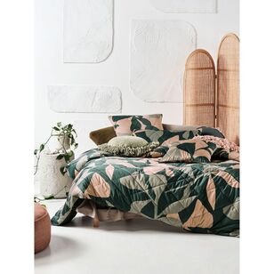 Linen House June Quilt Cover Set Forest