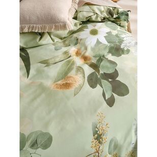 Linen House Priscilla Quilt Cover Set Green