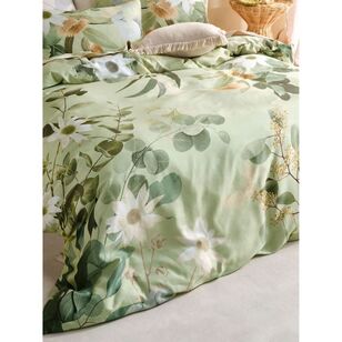 Linen House Priscilla Quilt Cover Set Green