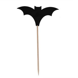 Ginger Ray Deadly Soiree Bat Cocktail Party Sticks Black