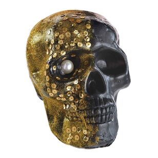 Boneyard Glam Skull Decoration Multicoloured