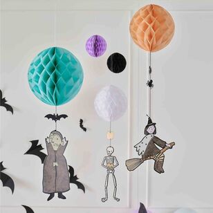 Ginger Ray Boo Crew Halloween Hanging Decorations Multicoloured