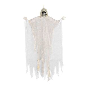 Medium White Reaper Hanging Prop Decoration White