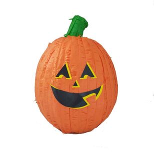 Pumpkin 3D Shape Pinata Orange