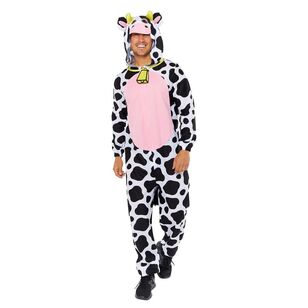 Cow Plush Onesie Costume Multicoloured