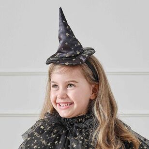 Ginger Ray Fancy Dress Star Witchhat Headband Black One Size