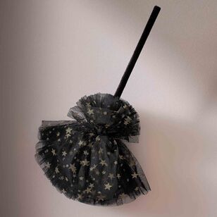 Ginger Ray Fancy Dress Star Witches Broom Black One Size