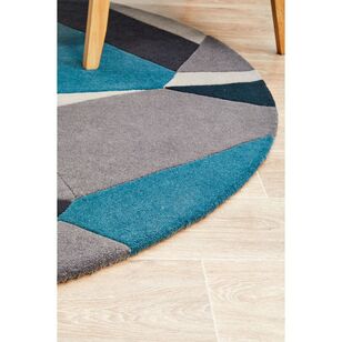 Rug Culture Matrix 902 Round Rug Yellow