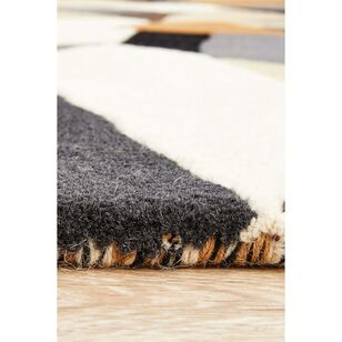 Rug Culture Matrix 903 Round Rug Brown