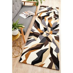 Rug Culture Matrix 903 Runner Brown