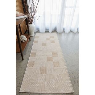 Rug Culture Patio Selin Indoor/Outdoor Runner Natural