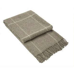 Codu Brighton Stripe Throw Beige 140 x 200 cm