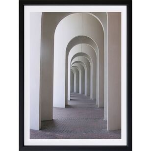 Arbour Studio Tunnel Vision Print Black Frame Wide Border