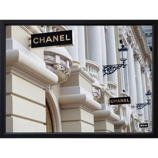 Arbour Studio Chanel Paris Print Black Frame