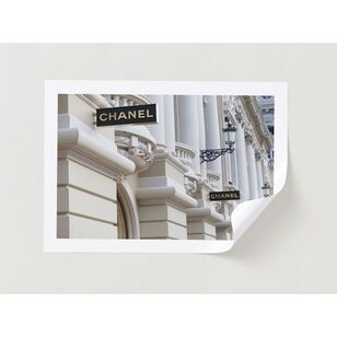 Arbour Studio Chanel Paris Print Unframed Wide Border