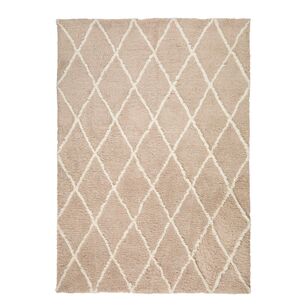 KOO Ellis Polyester Plush Rug Brown