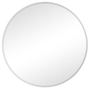 Cooper & Co Linda Round Wall Mirror White 85 cm