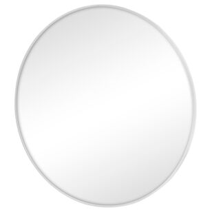 Cooper & Co Linda Round Wall Mirror White 85 cm