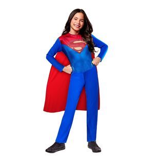 Warner Bros Supergirl Classic Girls Costume Multicoloured 4 - 6 Years