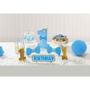 1st Birthday Boy Table Decorating Kit Blue