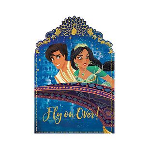 Aladdin Postcard Invitations Multicoloured