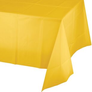 Plastic Tablecover Yellow