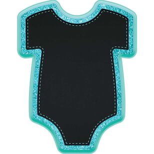 Baby Boy Bodysuit Shaped Glittered Easel Multicoloured