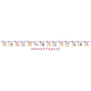 Beauty and the Beast Ribbon Banner Multicoloured