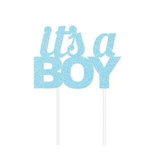 It's a Boy Cake Topper Blue