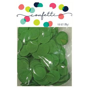 Tissue Paper Confetti Circles Green