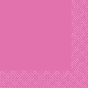 Dinner Napkins 40 Pack Bright Pink