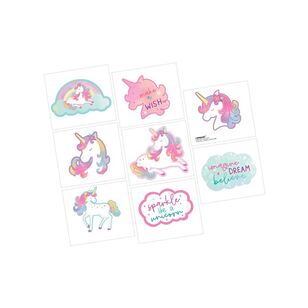 Enchanted Unicorn Tattoos Multicoloured