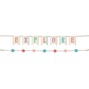 Free Spirit Happy Birthday Banner Kit Multicoloured