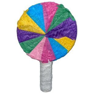 Lollipop 3D Shape Pull String Pinata Multicoloured