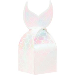 Mermaid Shine Iridescent Favour Treat Boxes Multicoloured