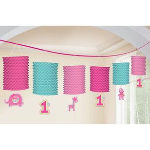 One Wild Girl Lantern Garland Multicoloured 3.65 m