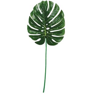 Palm Leaf Plastic Decoration Green