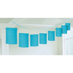 Paper Lantern Garland Blue 3.65 m