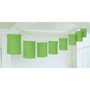 Paper Lantern Garland Green 3.65 m