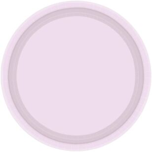 Round Paper Plates Purple