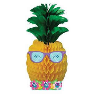 Pineapple N Friends Large Honeycomb Centrepiece Yellow