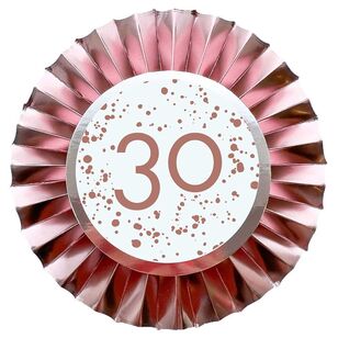 Rose Gold 30 Rosette Pink