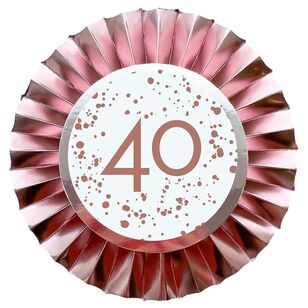 Rose Gold 40 Rosette Pink