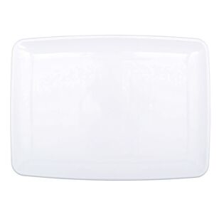 Small Serving Tray White