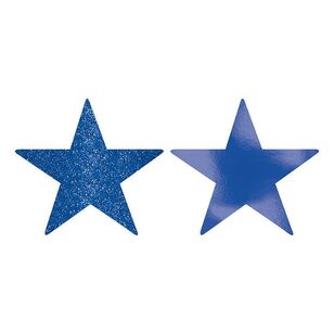 Solid Star Cutouts Blue