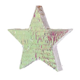 Star 2D Shape Foil Pinata Multicoloured