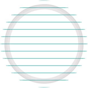 Stripes Round Paper Plates Egg Blue