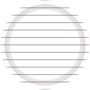 Stripes Round Paper Plates Silver