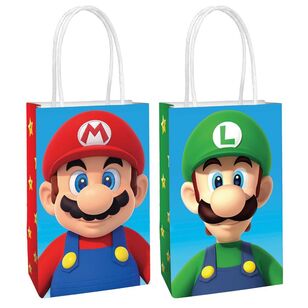 Super Mario Brothers Paper Kraft Bags Multicoloured